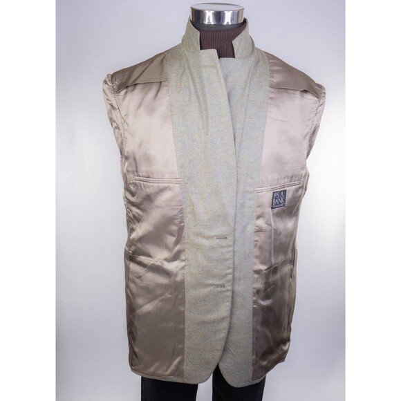 Jos. A. Bank  Silk Sport Coat Blazer 43R SILK Pistachio Textured Casual Jacket - Picture 9 of 14